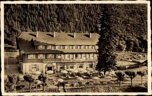 Ak Lichtental Baden Baden am Schwarzwald, Waldhotel Fischkulutur