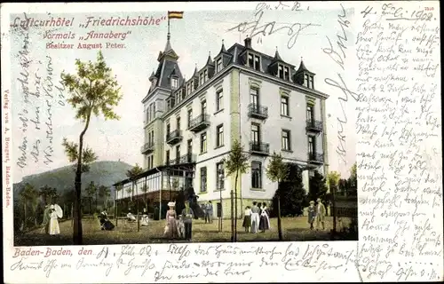 Ak Baden Baden am Schwarzwald, Hotel Friedrichshöhe