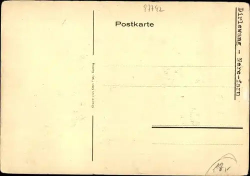 Ak Dirlewang im Unterallgäu, Nerzfarm Frey & Co.