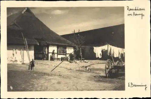 Ak Kampen in Nordfriesland, Rathaus, Wäscheleine