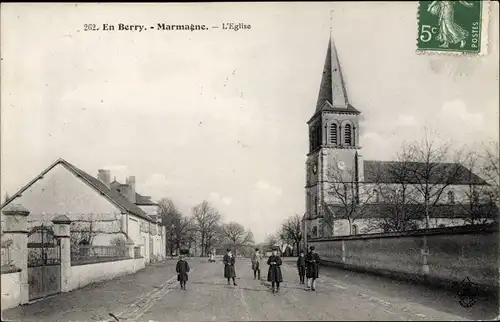 Ak Marmagne Cher, L'Église