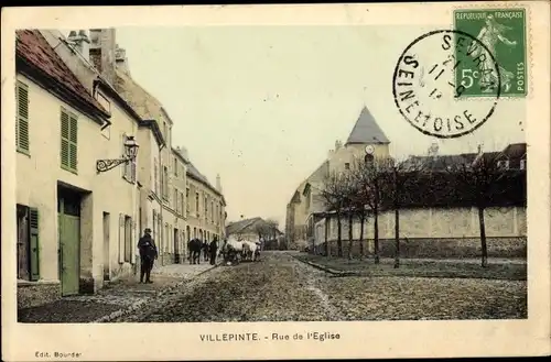 Ak Villepinte Seine-Saint-Denis, Rue de l'Église