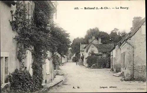 Ak Molineuf Loir et Cher, Le Bourg