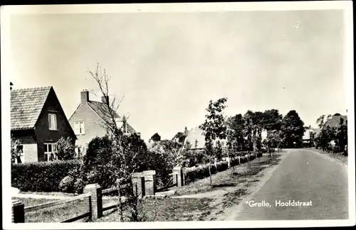 Ak Grolloo Midden Drenthe Drenthe Niederlande, Hoofdstraat