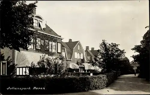 Ak Haren Groningen Niederlande, Julianapark