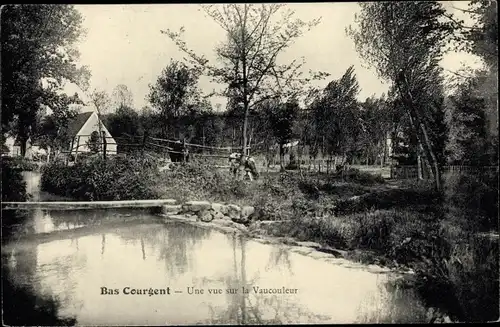 Ak Bas Courgent Yvelines, Une Vue sur la Vaucouleur