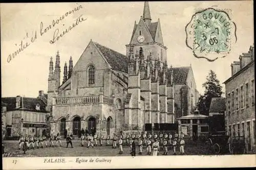 Ak Falaise Calvados, Eglise de Guibray