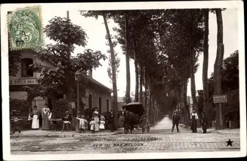 Ak Billancourt Hauts de Seine, Saint Germain, Avenue du Bas Meudon