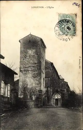 Ak Longuyon Meurthe et Moselle, Eglise