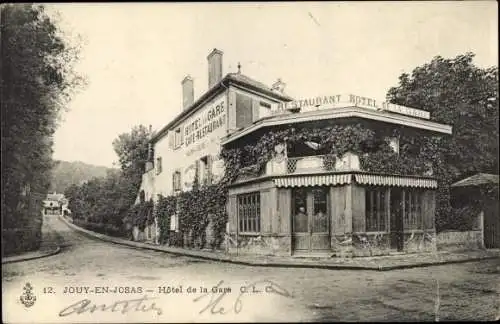 Ak Jouy en Josas Yvelines, Hotel de la Gare