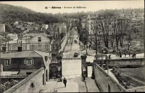 Ak Sèvres Hauts-de-Seine, Avenue de Bellevue