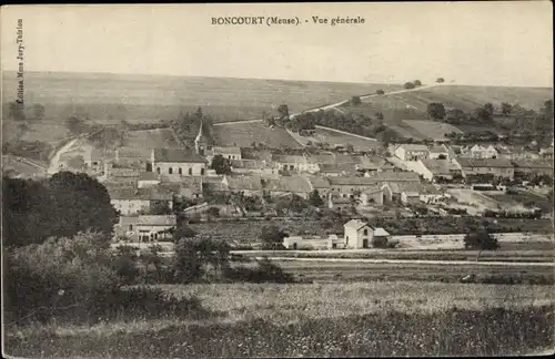 Ak Boncourt sur Meuse Meuse, Vue generale