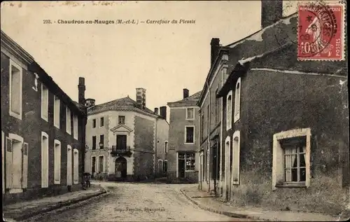 Ak Chaudron en Mauges Maine-et-Loire, Carrefour du Plessis