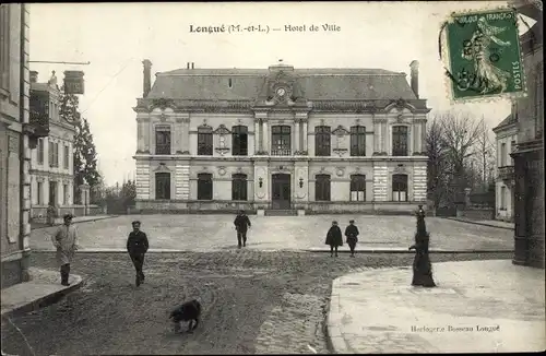 Ak Longué Maine et Loire, Hôtel de Ville