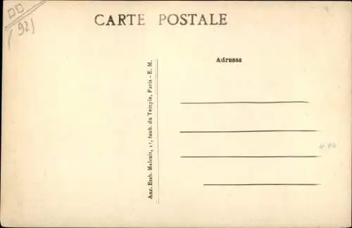 Ak Puteaux Hauts de Seine, Rue du Marché