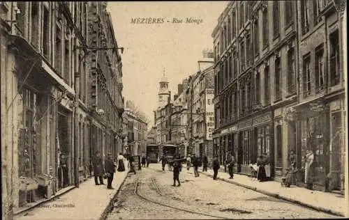 Ak Charleville Mézières Ardennes, Rue Monge