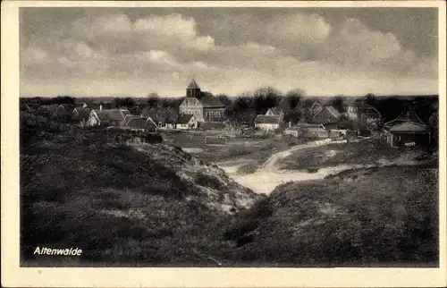 Ak Altenwalde Cuxhaven in Niedersachsen, Blick auf den Ort