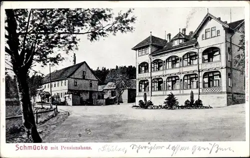 Ak Gehlberg in Thüringen, Schmücke, Pensionshaus