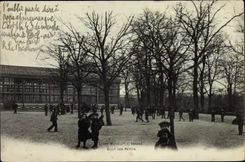 Ak Vanves Hauts de Seine, Lycee Michelet, Cour des Petits