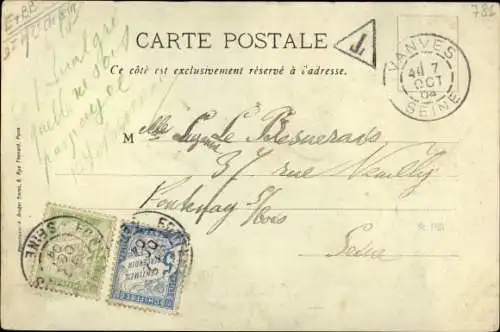 Ak Vanves Hauts de Seine, Lycee Michelet, Cour des Petits