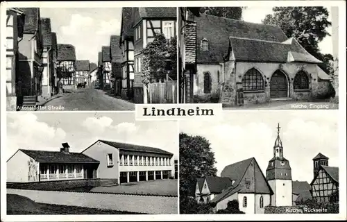 Ak Lindheim Altenstadt im Wetteraukreis, Kirche, Altenstädter Straße