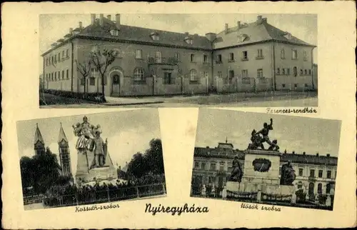 Ak Nyiregyhaza Birkenkirchen Ungarn, Denkmäler