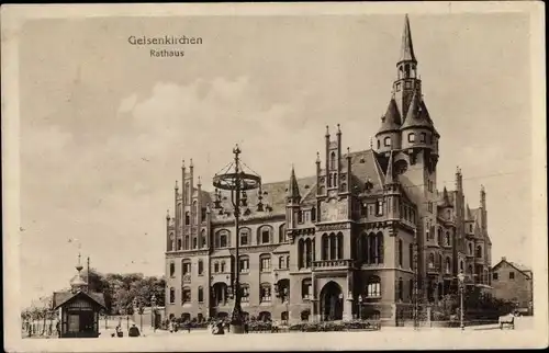 Ak Gelsenkirchen im Ruhrgebiet, Rathaus