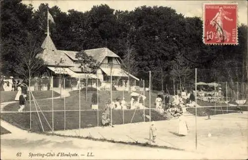 Ak Houlgate Calvados, Sporting Club, clôture, terrain de tennis
