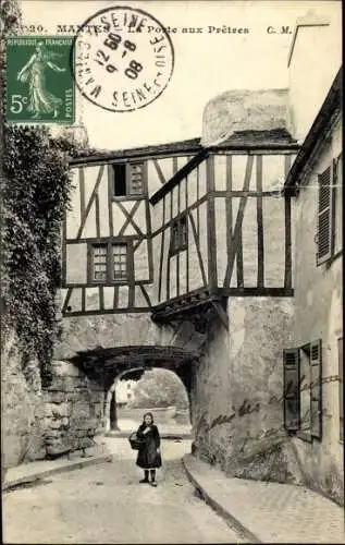 Ak Mantes Yvelines, Porte aux Pretres