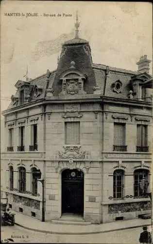 Ak Mantes la Jolie Yvelines, Bureau de Poste