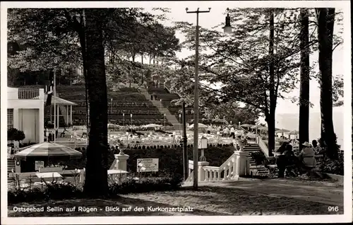 Ak Ostseebad Sellin auf Rügen, Kurkonzertplatz