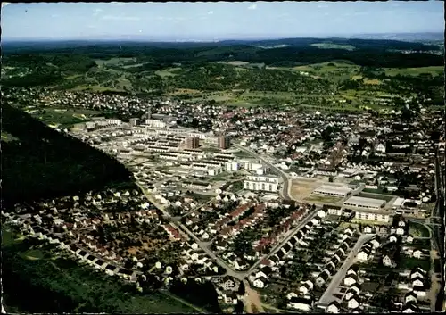 Ak Eberstadt Darmstadt in Hessen, Fliegeraufnahme vom Ort