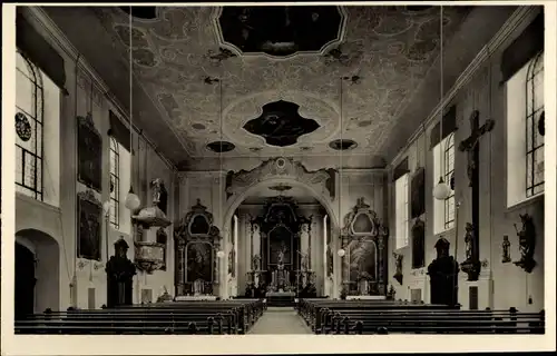 Ak Greding Mittelfranken, Kath. Pfarrkirche St. Jakobus