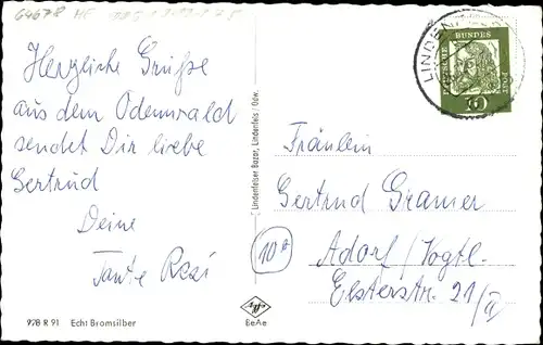 Ak Lindenfels im Odenwald, Schlierbach, Winkel, Winterkasten, Seidenbuch