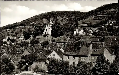 Ak Zwingenberg an der Bergstraße in Hessen, Ortsansicht