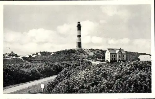 Ak Insel Amrum in Nordfriesland, Leuchtturm