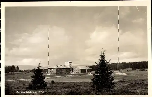 Ak Eschwege an der Werra Hessen, Gasthaus-Pension Schwalbenthal, Sender Meissner