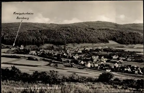 Ak Bad Endbach in Hessen, Gesamtansicht, Kneippkurheim Bornberg