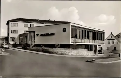 Ak Kirchheim Heidelberg am Neckar, Haus Volksbank, Schwetzingerstraße