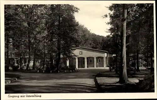 Ak Strang Bad Rothenfelde am Teutoburger Wald, Waldkrankenhaus, Eingang zur Verwaltung