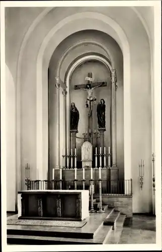 Ak Heidingsfeld Würzburg am Main Unterfranken, Kath. Pfarrkirche, St. Laurentius