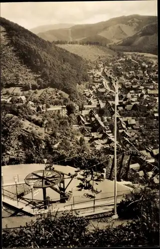 Ak Bad Lauterberg im Harz, Kneipp Heilbad, Burgseilbahn