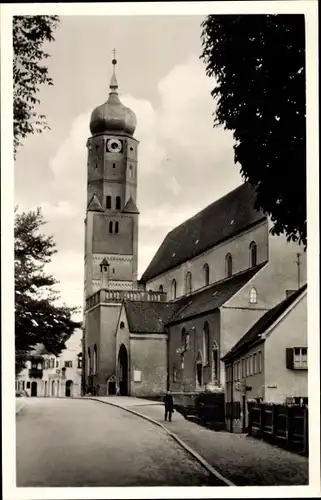 Ak Bechhofen Mittelfranken, Ev. Luht. Kirche