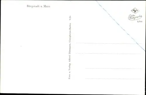 Ak Bürgstadt in Unterfranken, Gesamtansicht