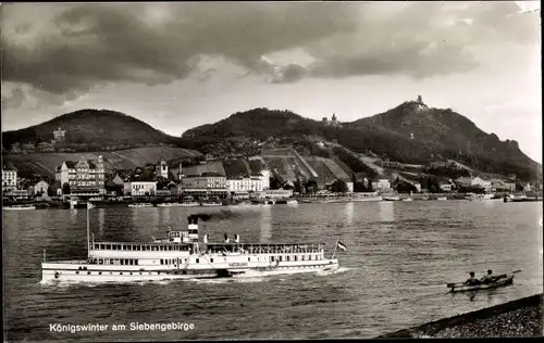 Ak Königswinter am Rhein, Salondampfer Vaterland