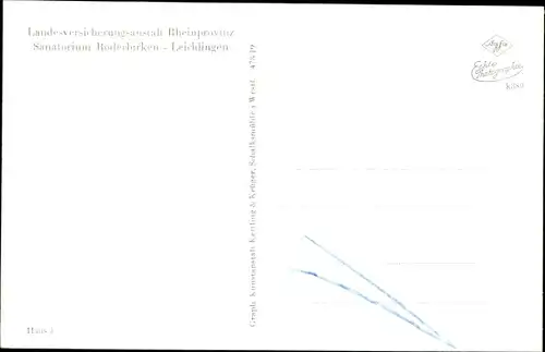 Ak Roderbirken Leichlingen im Rheinland, Sanatorium, Haus I