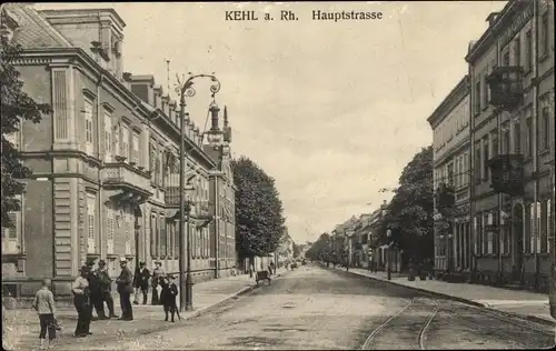 Ak Kehl am Rhein, Hauptstraße
