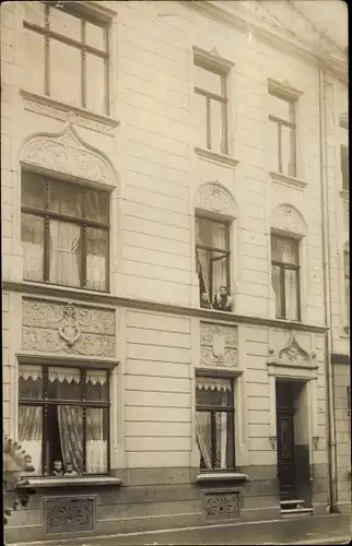 Foto Ak Köln am Rhein, Blick auf ein Wohnhaus, Fassade