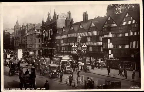 Ak Holborn Camden London England, Old Houses