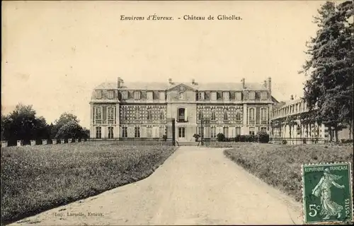 Ak Glisolles Eure, Chateau